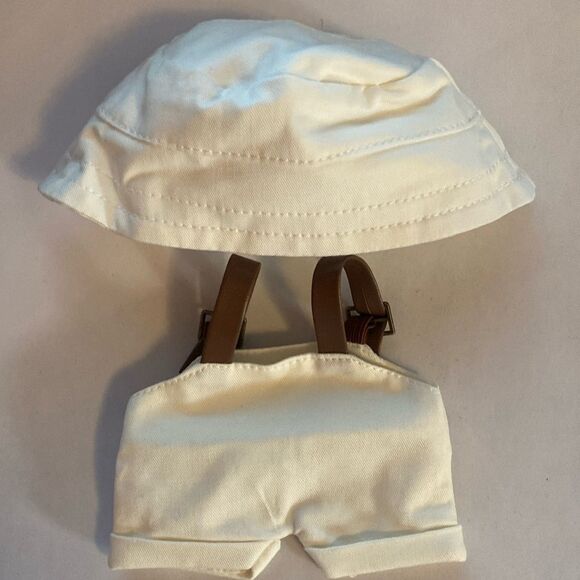 Labubu Luxury Overalls - White Bucket Hat and Jumper Set - Picture 2 of 3